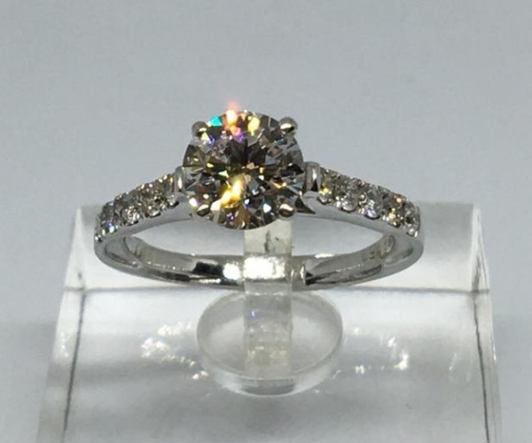 GIA 1克拉 天然鑽石戒指(已售出)